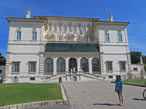 Borghese Museum in Rome Italy