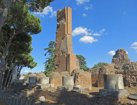 Domus Flavia Palace, Palatine Hill, Rome Italy