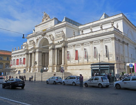 Exposition Palace in Rome Italy