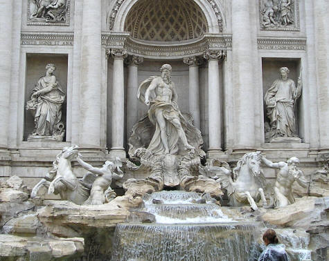 Trevi Fountain, Rome Italy