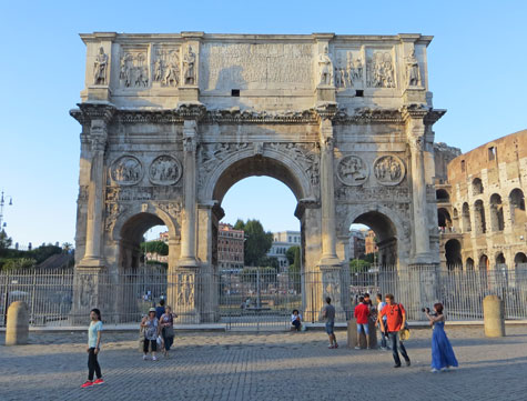 Arch of Constantine (Arco di Constantino), Rome Italy