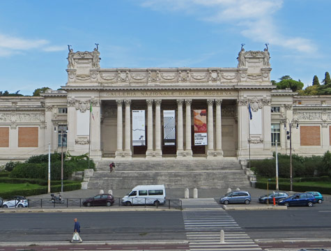 National Gallery of Modern Art in Rome Italy