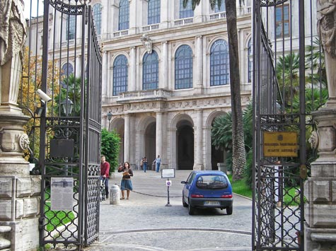 Palazzo Barberini in Rome Italy