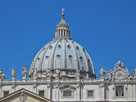 Dome of St. Peter's Basilica in Rome