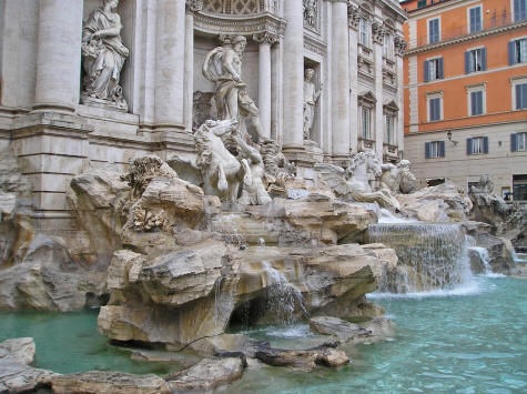 Trevi Fountain District of Rome